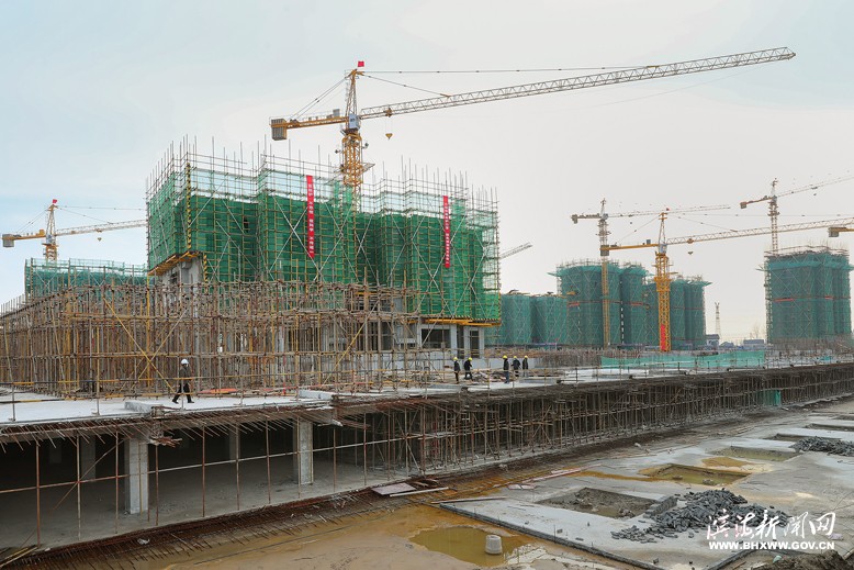 御景花園小區(qū)建設現(xiàn)場