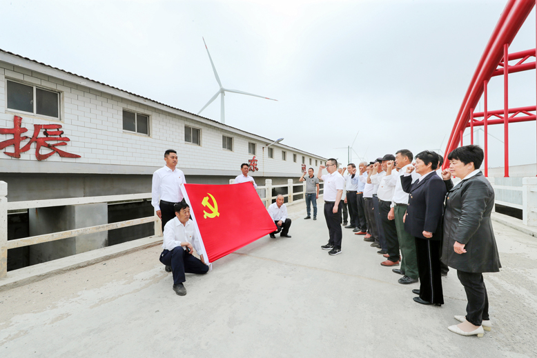 濱海港鎮(zhèn)振東村黨總支組織黨員開展“賡續(xù)紅色血脈，踐行初心使命”活動(dòng)